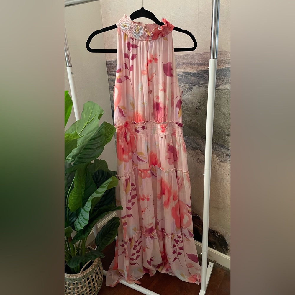 Pink Halter Dress